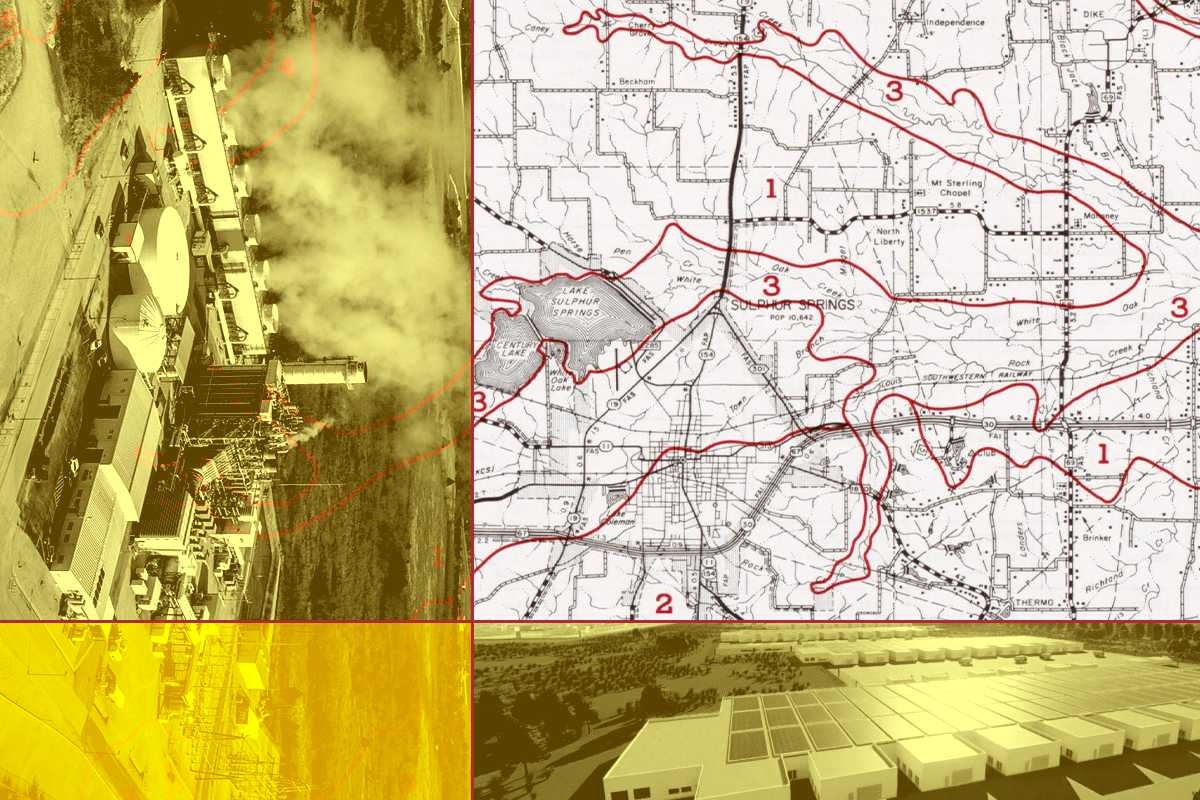 Energy production and a data center.