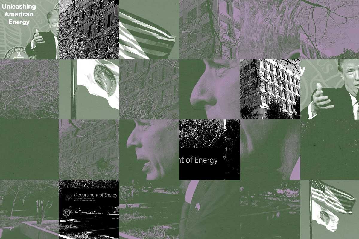 The Department of Energy, Chris Wright, and Donald Trump.