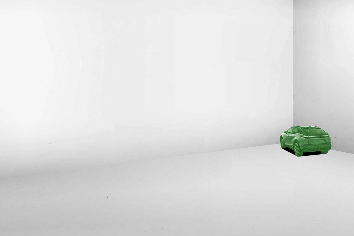 An EV in a corner.