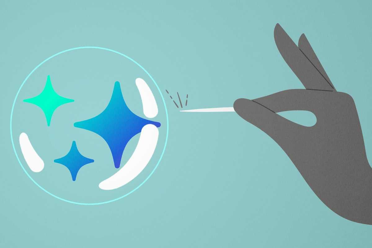 Popping the AI bubble.