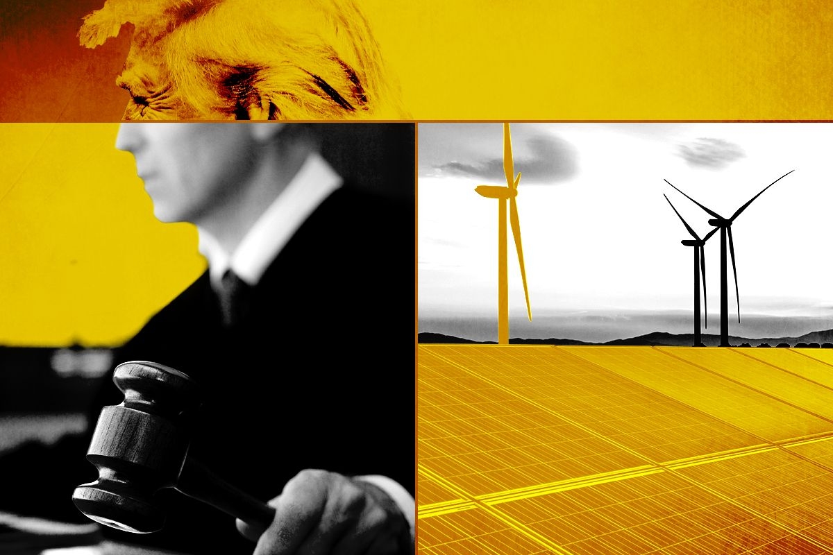 Donald Trump, a judge, and renewable energy.