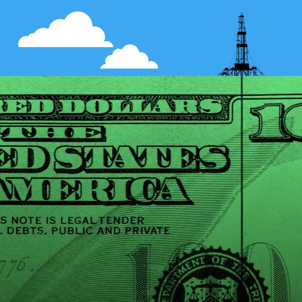 Drilling into money.