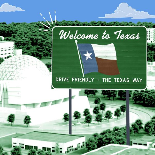 A Texas sign at a ZettaJoule facility.