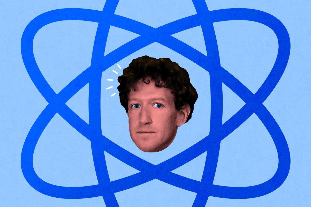 Mark Zuckerberg in an atom.