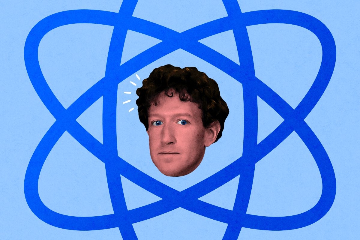 Mark Zuckerberg in an atom.