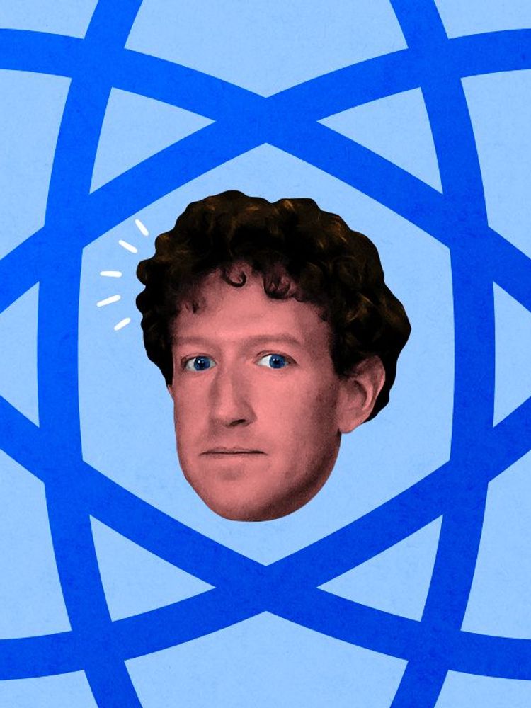 Mark Zuckerberg in an atom.