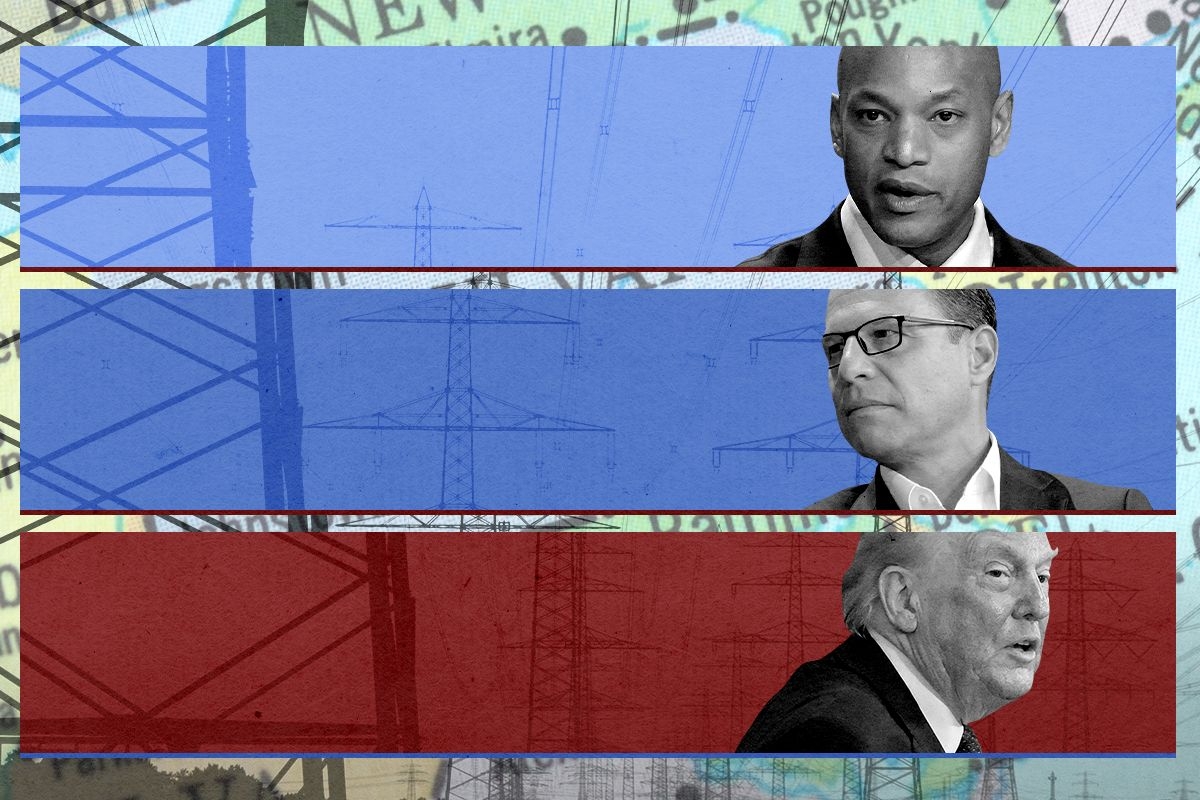 Wes Moore, Josh Shapiro, and Donald Trump.