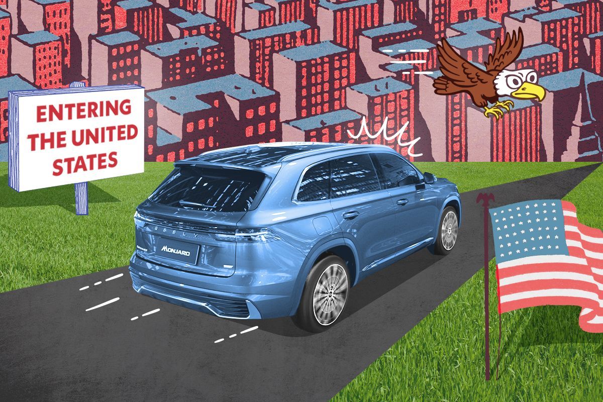 A Geely entering America.