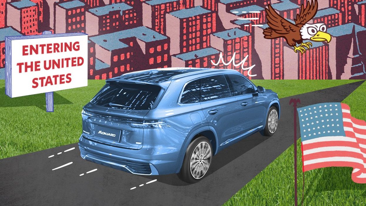 A Geely entering America.