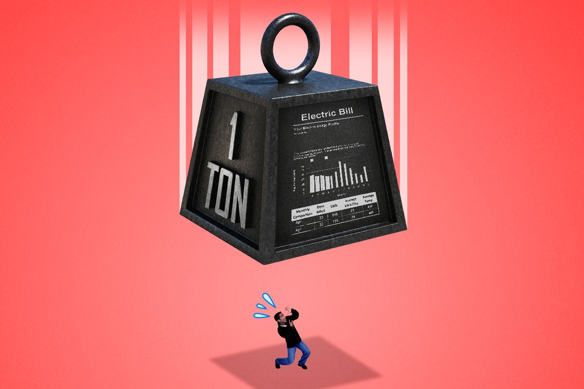 A very heavy electric bill.