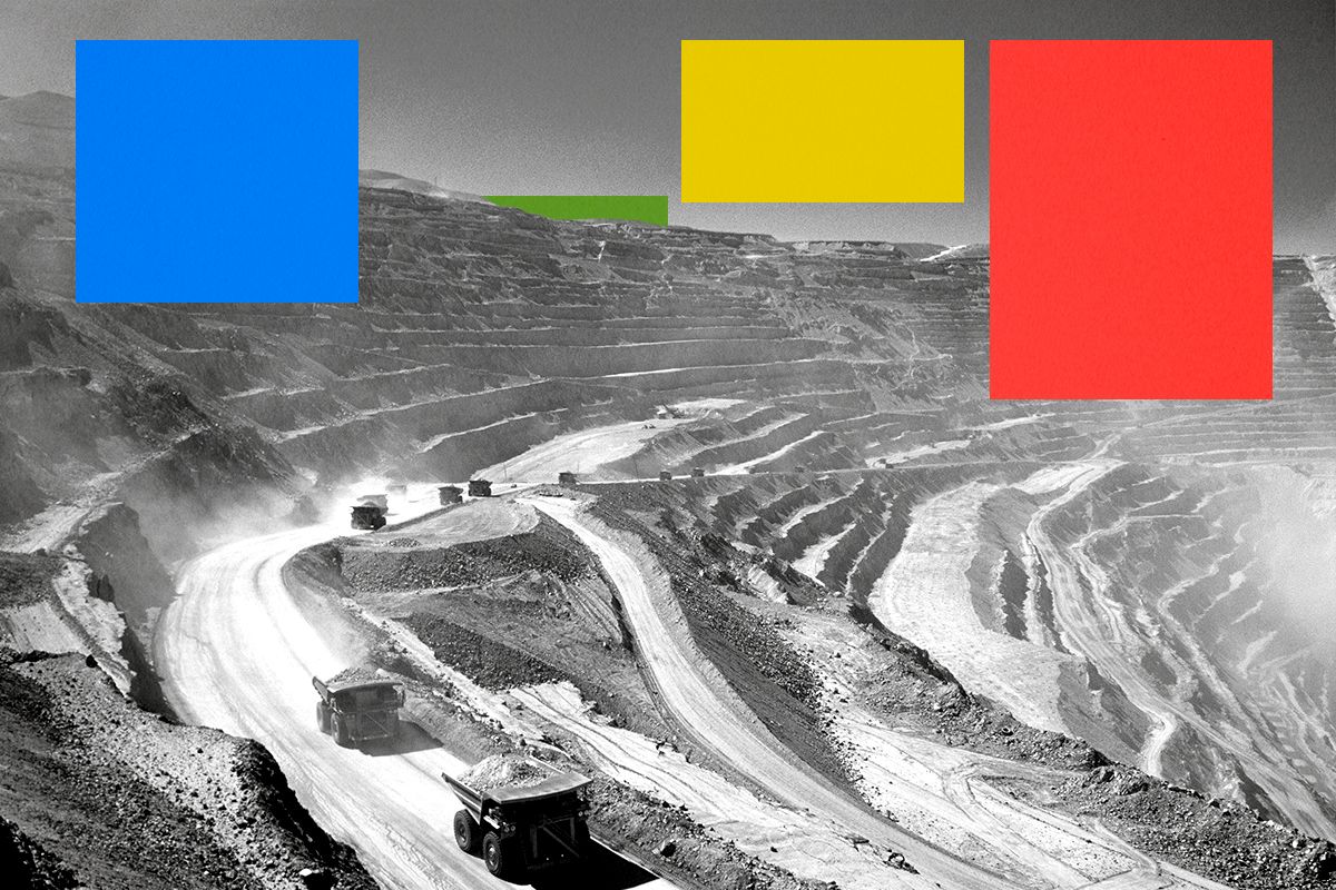 Copper mining.