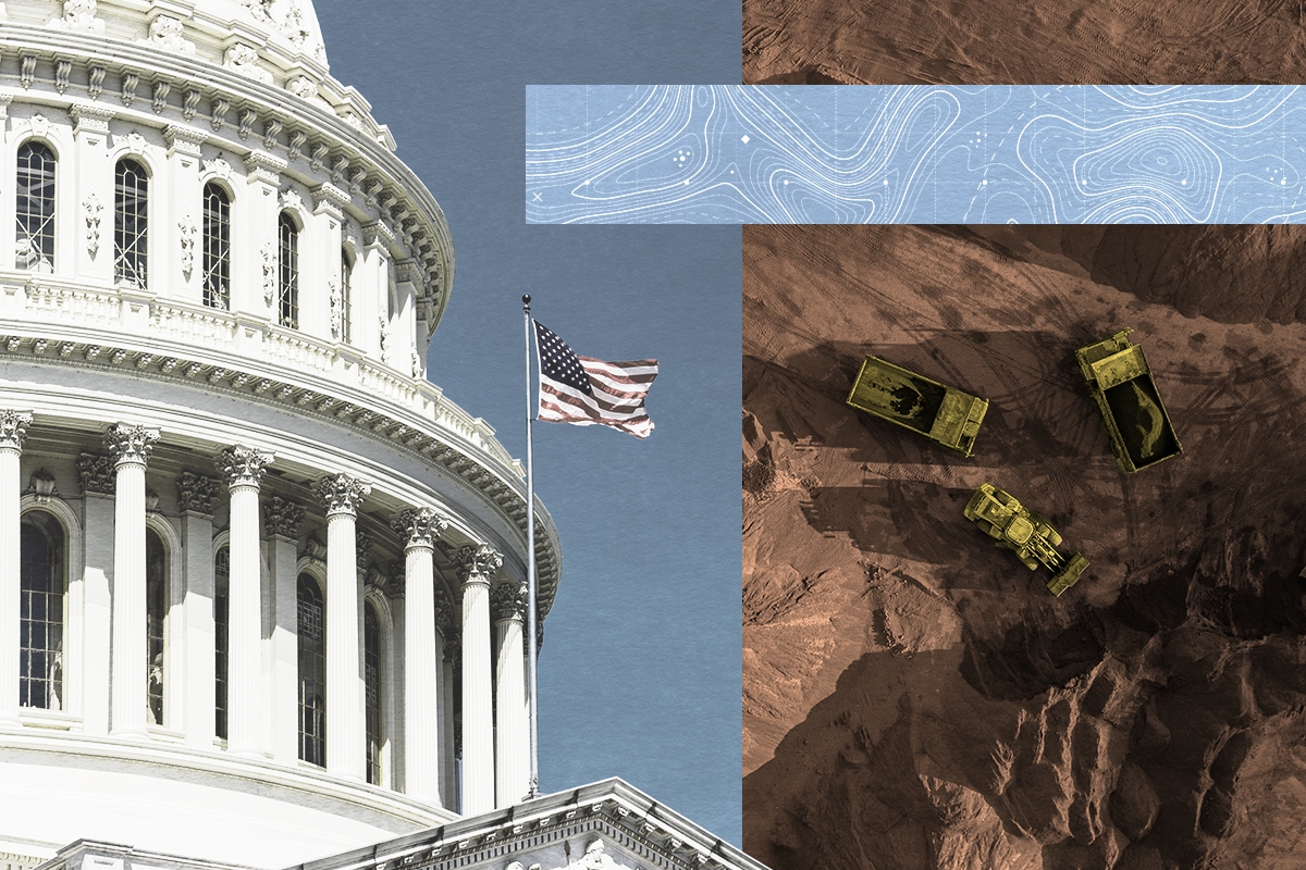 The Capitol Building and mining.