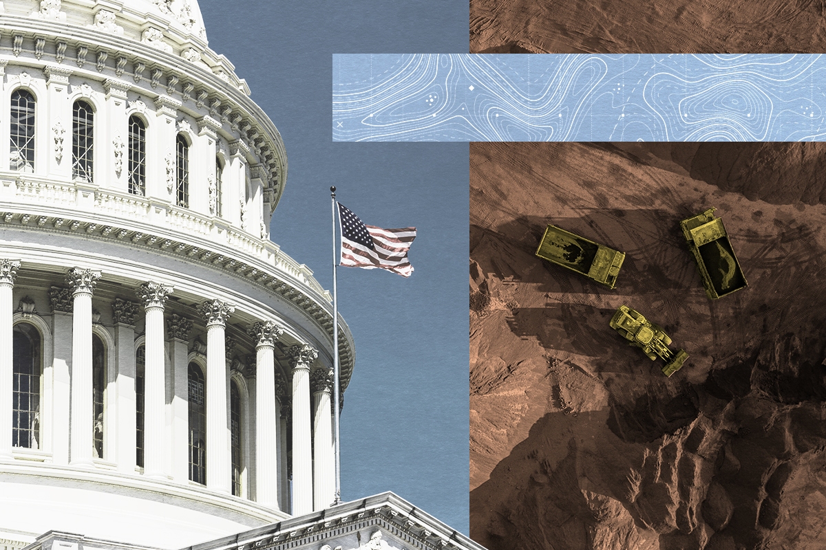 The Capitol Building and mining.