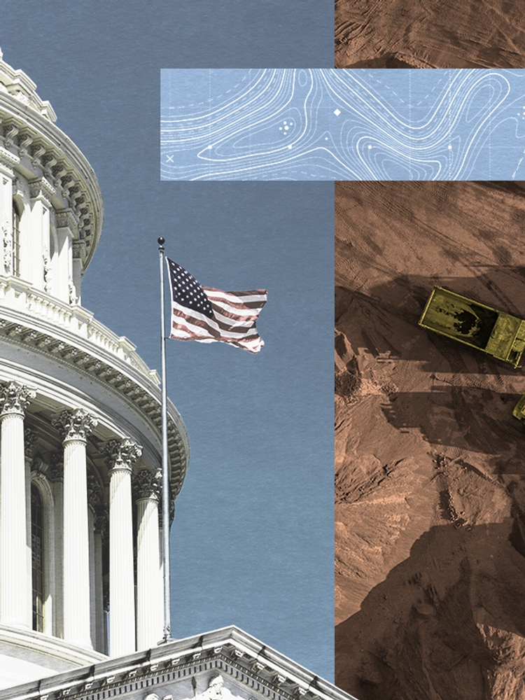 The Capitol Building and mining.