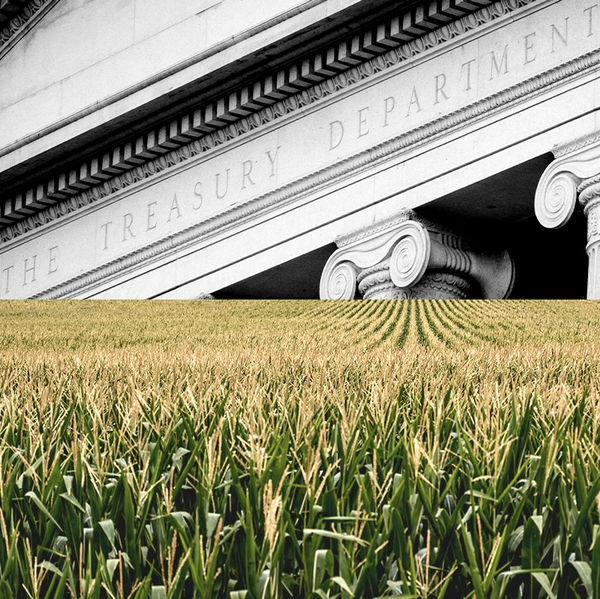 The Treasury Department and corn.