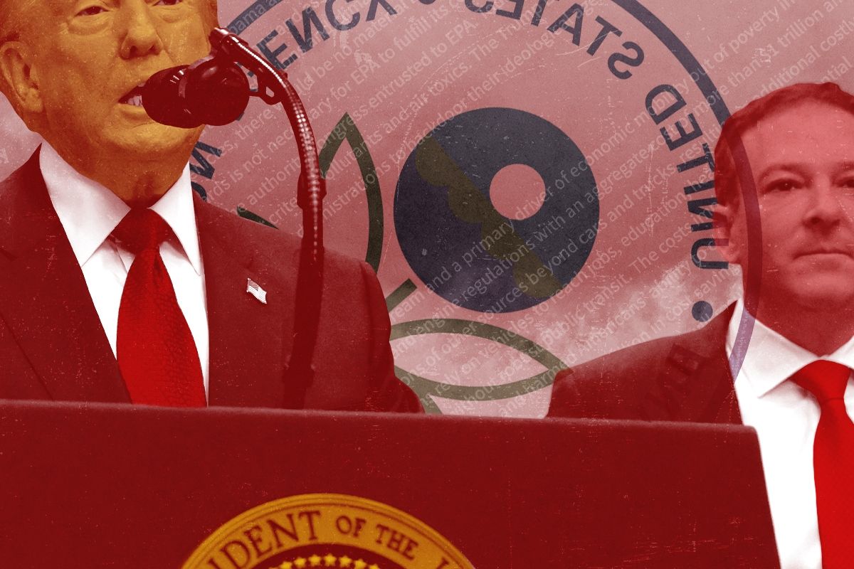 Donald Trump and Lee Zeldin.