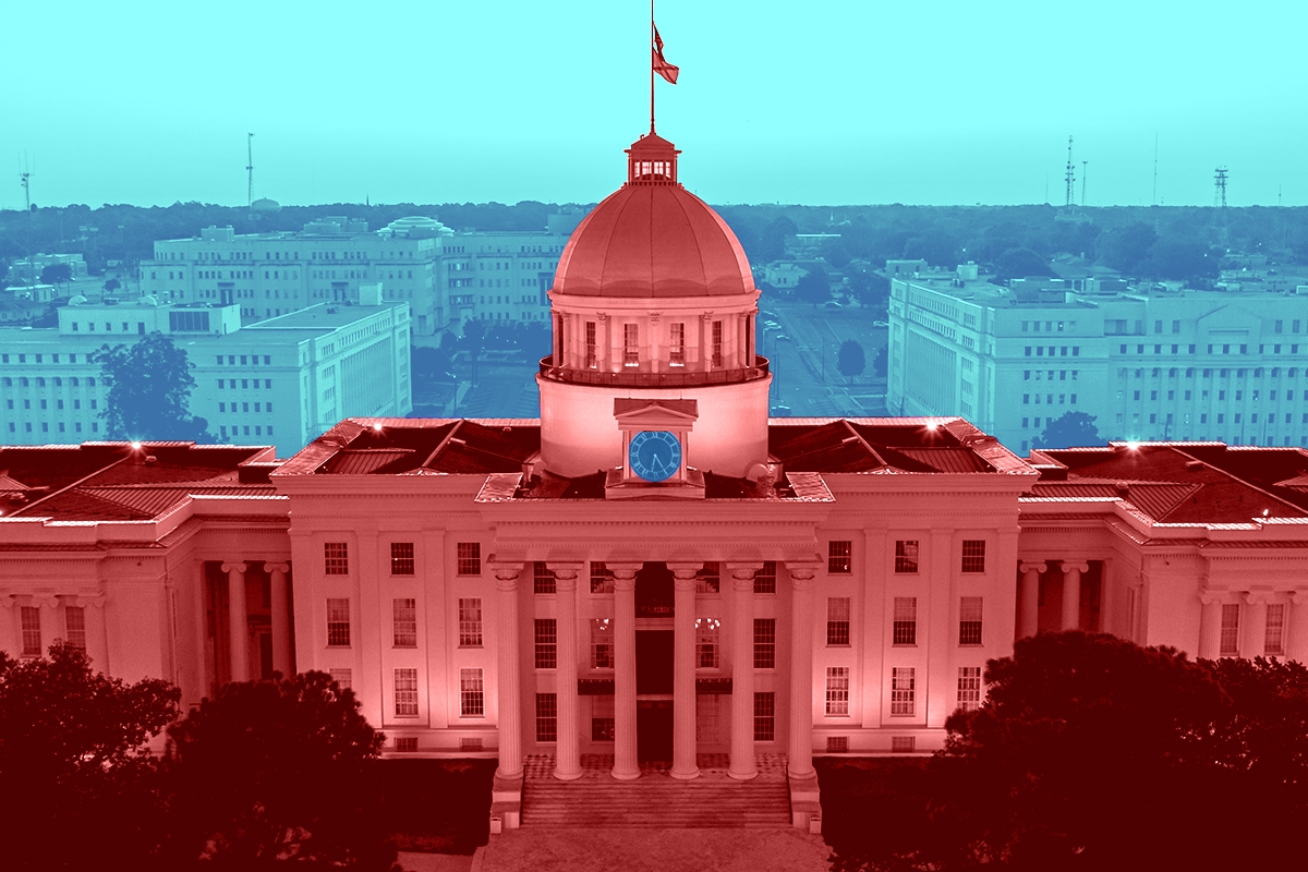 The Alabama statehouse.