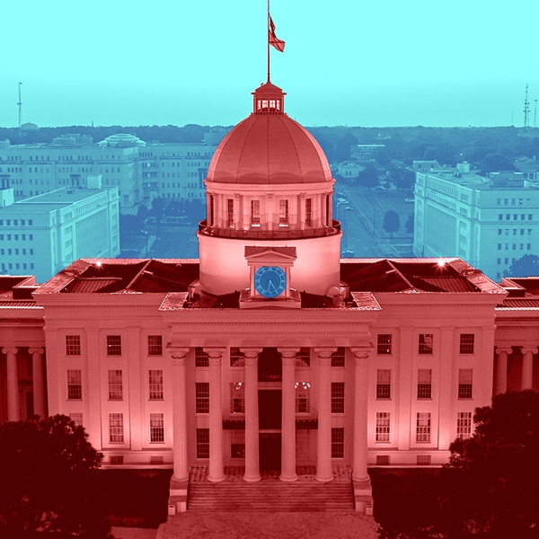 The Alabama statehouse.