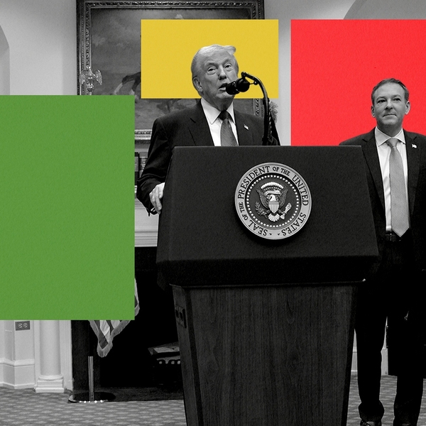 Donald Trump and Lee Zeldin.