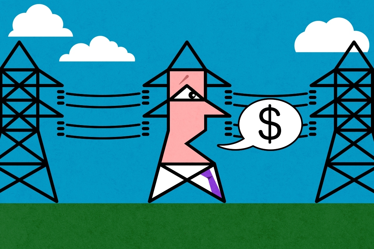 Talking power lines.