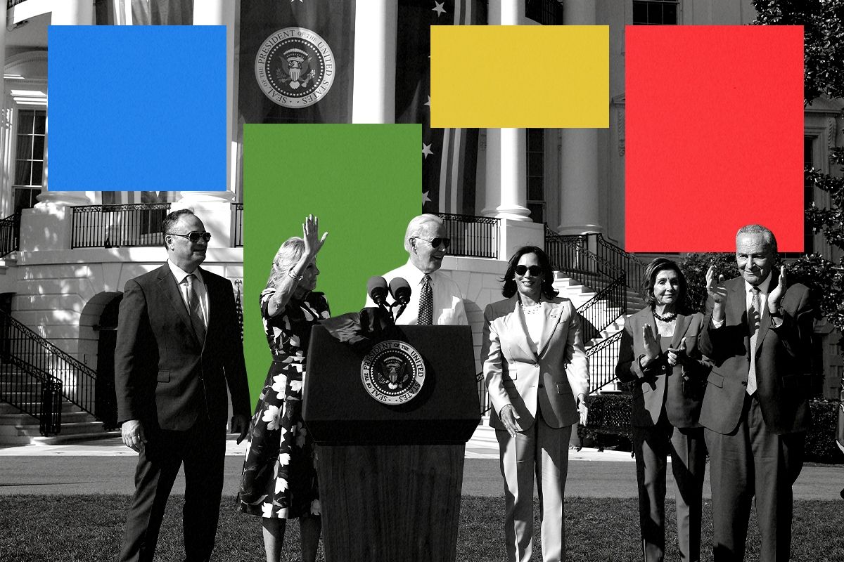 Joe Biden and Democrats celebrate the IRA.