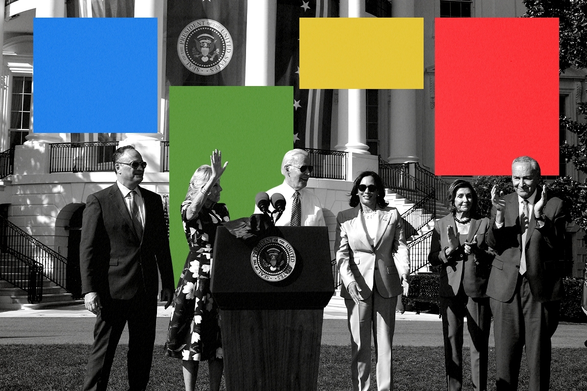 Joe Biden and Democrats celebrate the IRA.