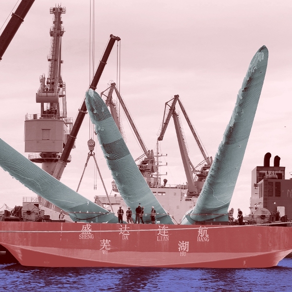 Chinese wind turbines.