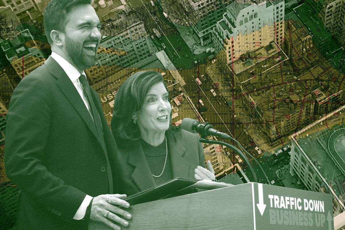 Zohran Mamdani and Kathy Hochul.