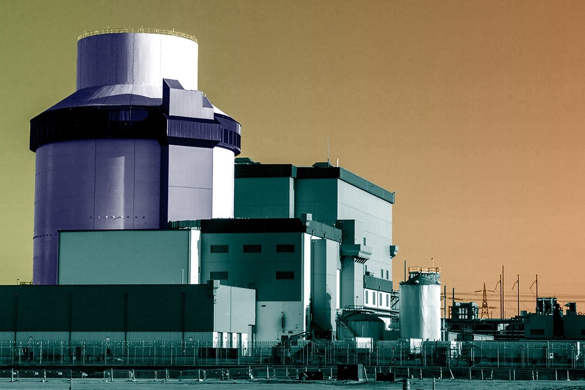 An AP1000 reactor.