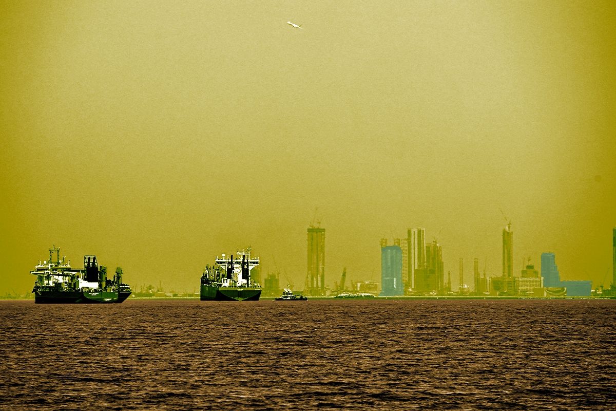 Oil tankers.