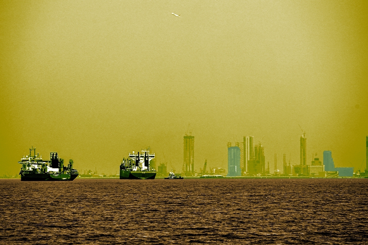 Oil tankers.