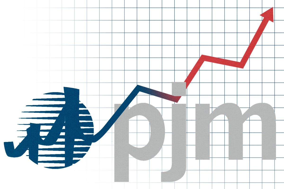 The PJM logo and a graph.