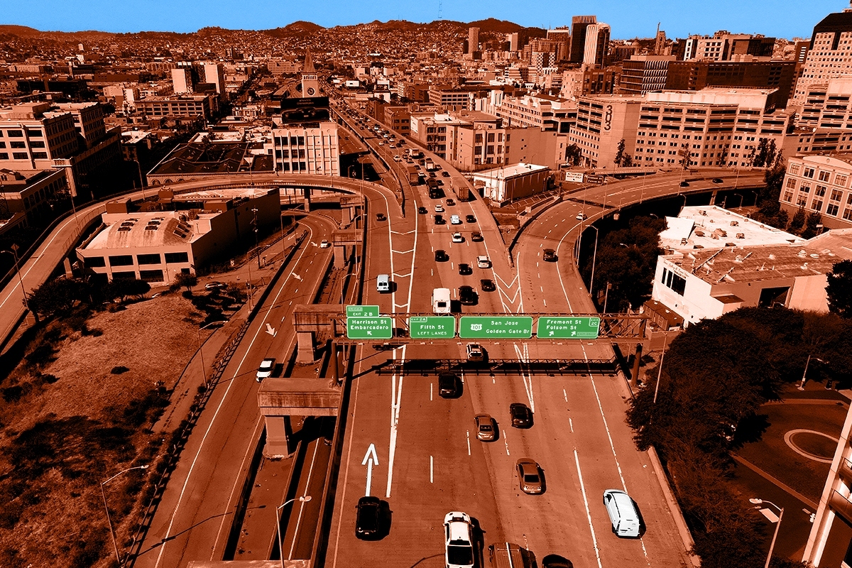 San Francisco traffic.