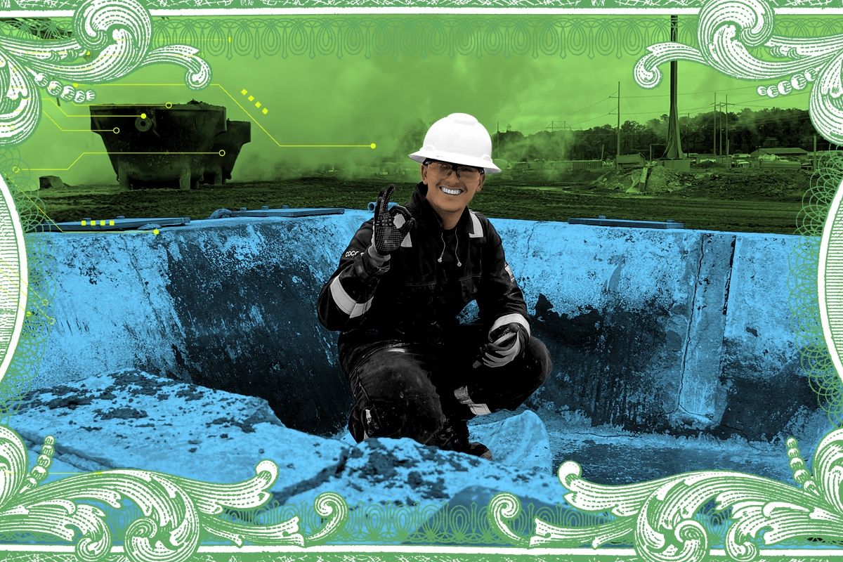 A Cocoon Carbon worker.