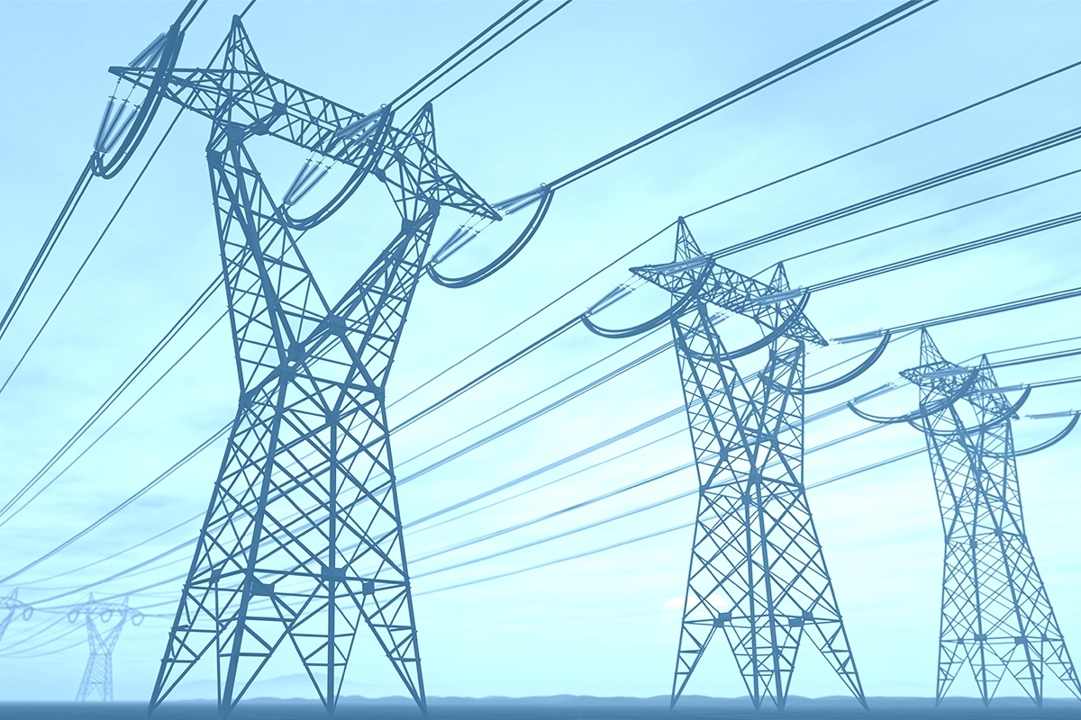 Power lines.