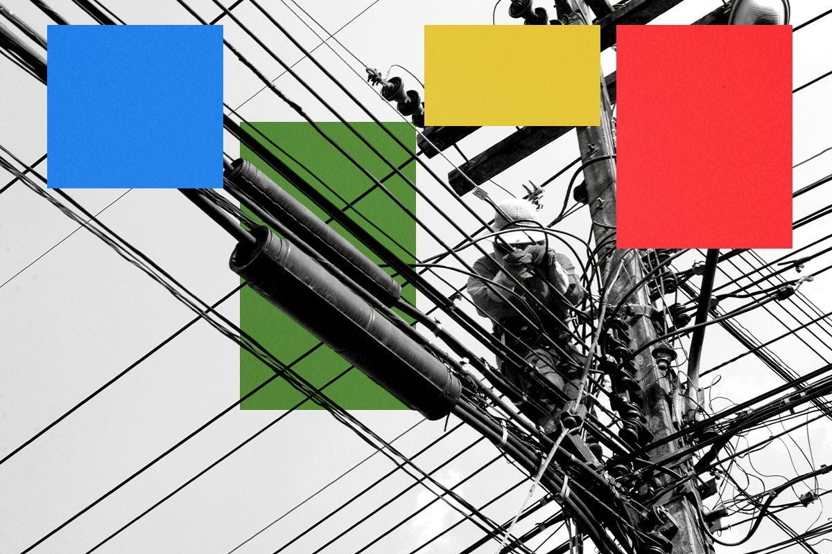 A power line worker.