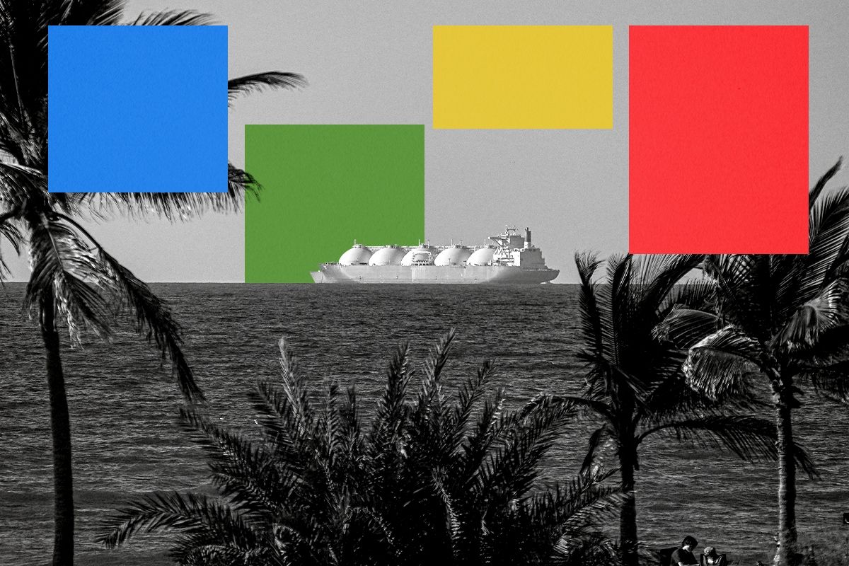 The Strait of Hormuz.