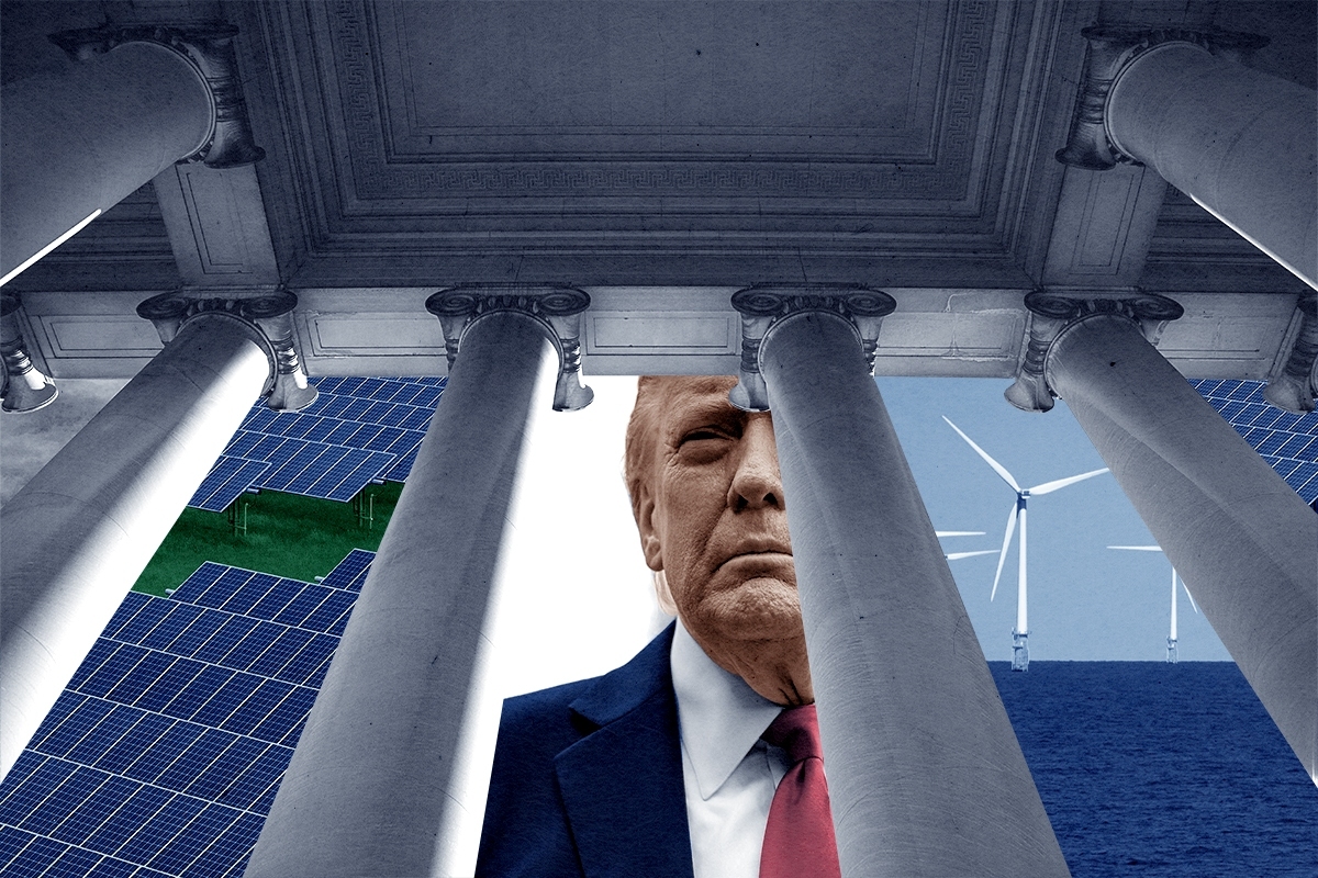 Donald Trump, clean energy, and columns.