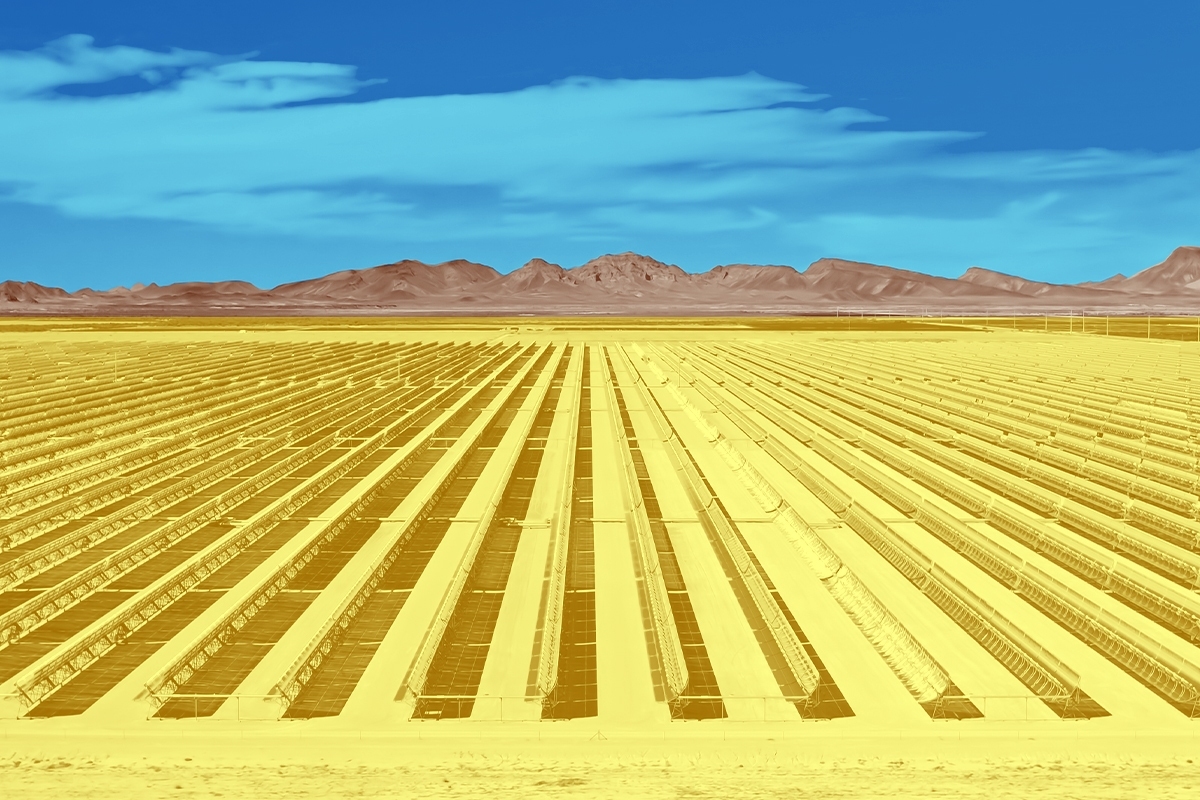 Solar panels.