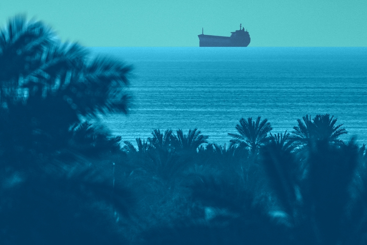 The Strait of Hormuz.