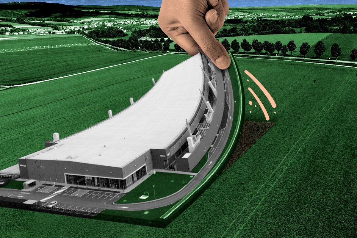 Peeling off a data center.
