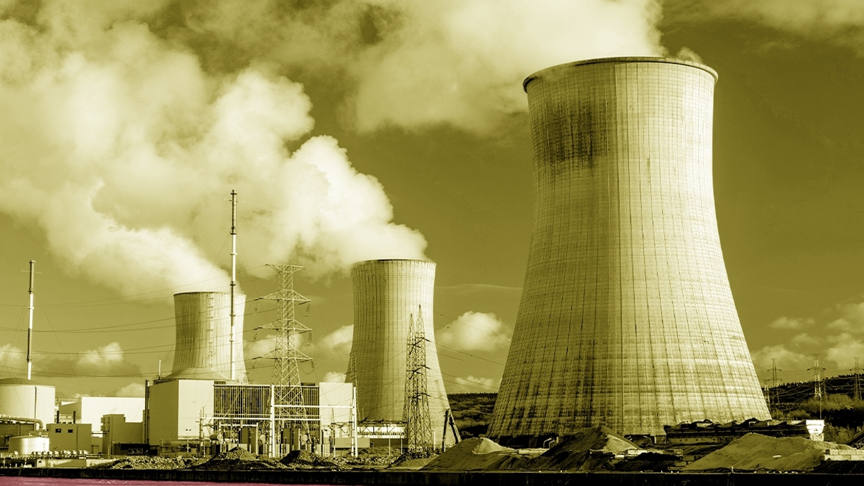 A Belgian nuclear plant.