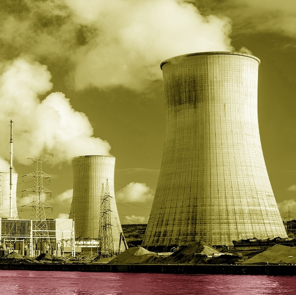 A Belgian nuclear plant.