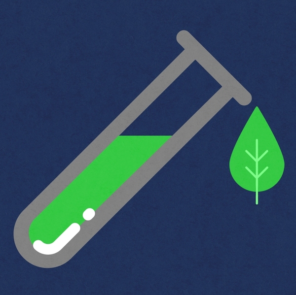 Pouring a leaf.