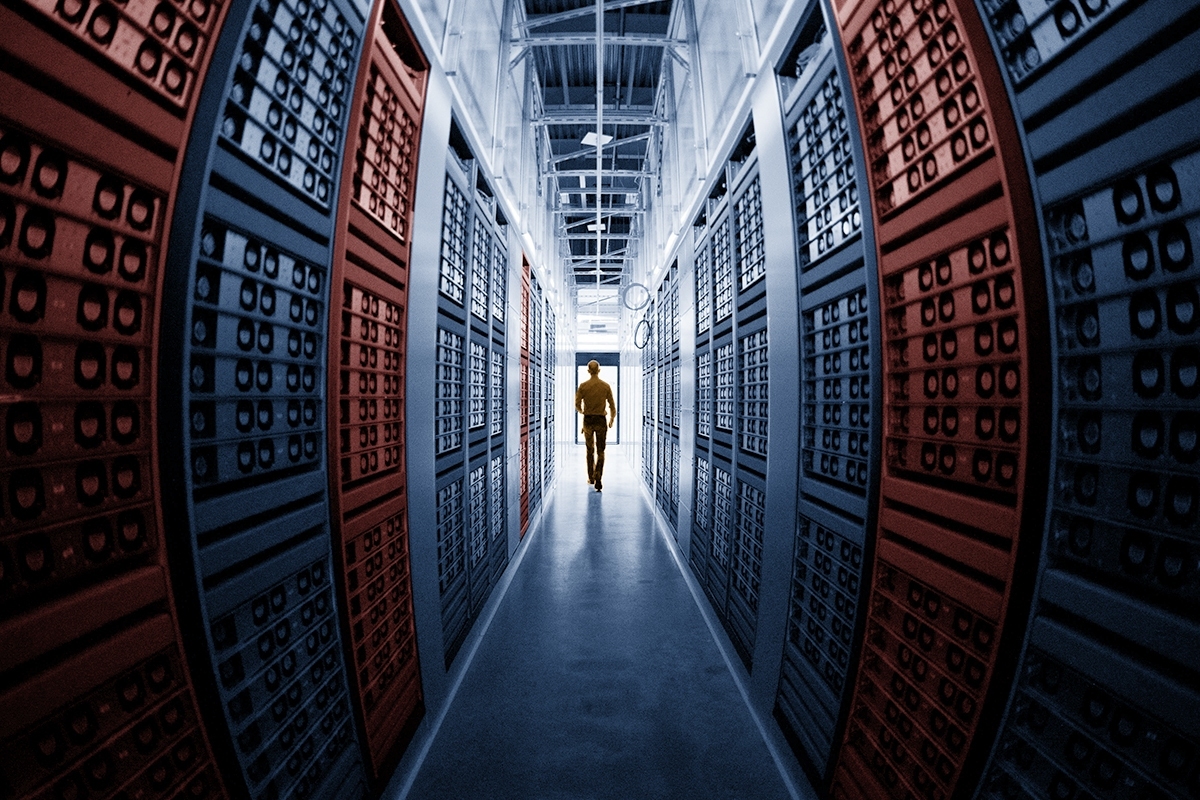 A data center.