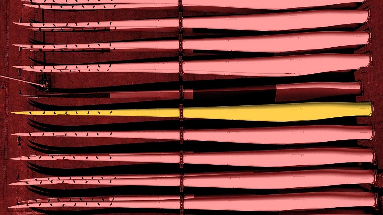 Turbine blades.