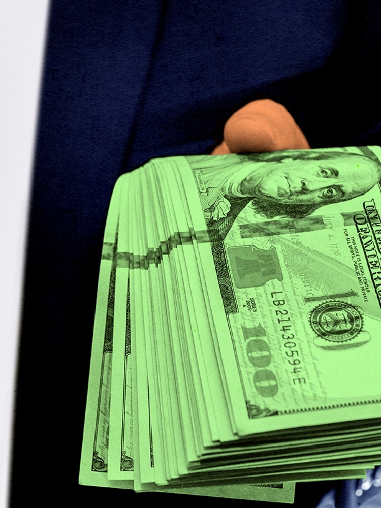 A Trump handout.
