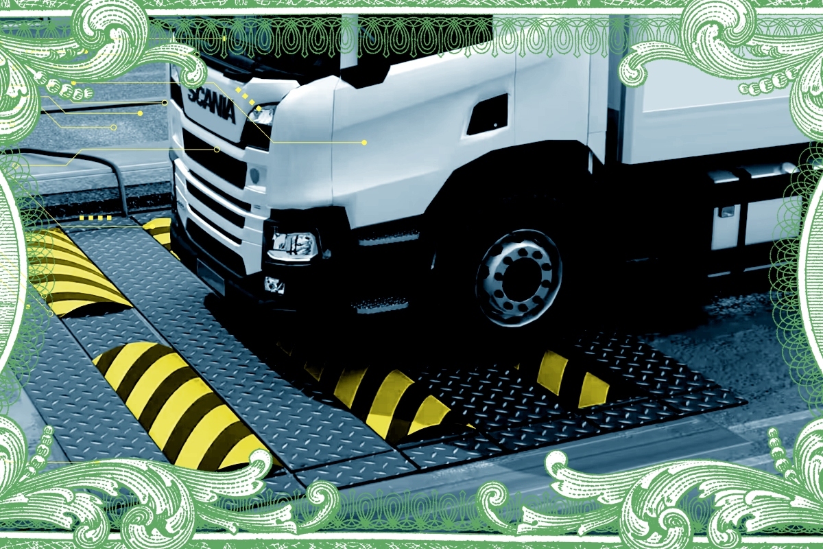 A truck using REPs technology.