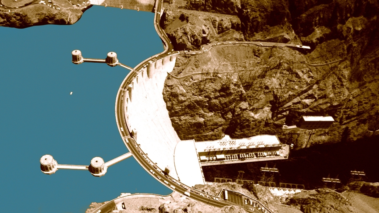 The Hoover Dam.