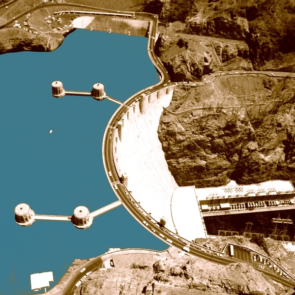 The Hoover Dam.